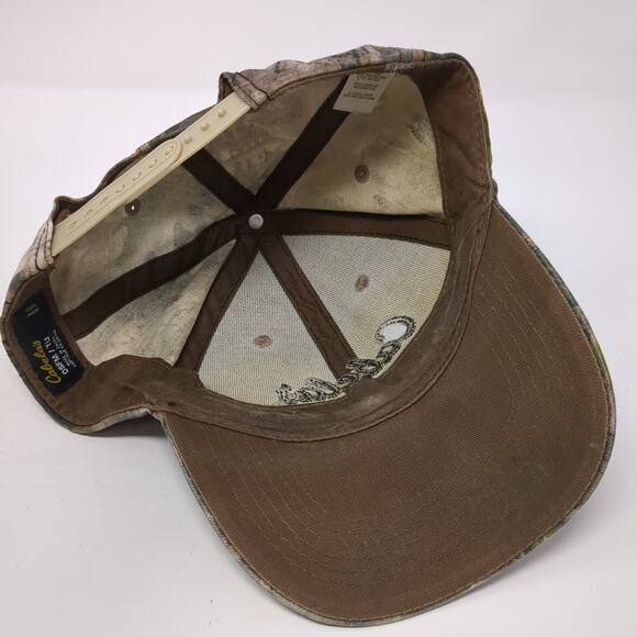 Cabela's Snapback Hat Multicolor One Size Camo Outdoor Hunting 6 Panel - Picture 7 of 10